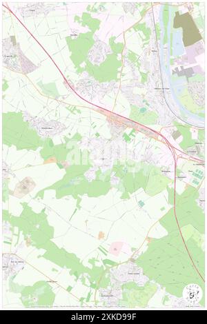 Orgeval, Yvelines, FR, France, Île-de-France, N 48 55' 14'', N 1 58' 32'', map, Cartascapes Map published in 2024. Explore Cartascapes, a map revealing Earth's diverse landscapes, cultures, and ecosystems. Journey through time and space, discovering the interconnectedness of our planet's past, present, and future. Stock Photo