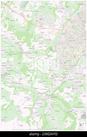 Isle, Haute-Vienne, FR, France, Nouvelle-Aquitaine, N 45 48' 16'', N 1 13' 39'', map, Cartascapes Map published in 2024. Explore Cartascapes, a map revealing Earth's diverse landscapes, cultures, and ecosystems. Journey through time and space, discovering the interconnectedness of our planet's past, present, and future. Stock Photo