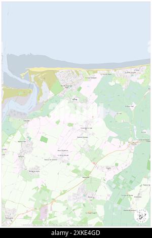 Merville-Franceville-Plage, Calvados, FR, France, Normandy, N 49 16' 41'', S 0 12' 11'', map, Cartascapes Map published in 2024. Explore Cartascapes, a map revealing Earth's diverse landscapes, cultures, and ecosystems. Journey through time and space, discovering the interconnectedness of our planet's past, present, and future. Stock Photo