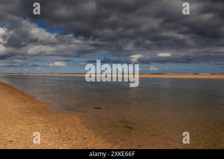 Alnmouth, a coastal village in Northumberland, England. Stock Photo