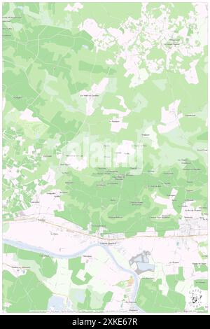 Saint-Michel-de-Montaigne, Dordogne, FR, France, Nouvelle-Aquitaine, N 44 52' 27'', N 0 1' 47'', map, Cartascapes Map published in 2024. Explore Cartascapes, a map revealing Earth's diverse landscapes, cultures, and ecosystems. Journey through time and space, discovering the interconnectedness of our planet's past, present, and future. Stock Photo