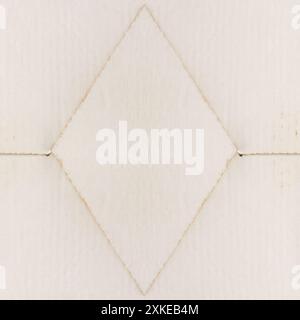 Seamless 4k photo texture of cardboard box paper with seams. Stock Photo