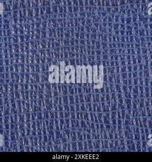 Seamless 4k photo texture photo of blue colored leather material. Stock Photo