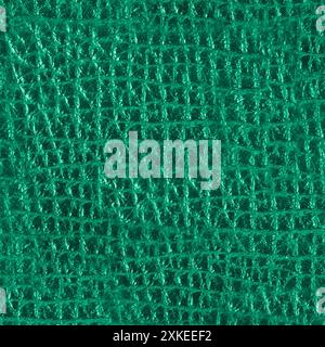 Seamless 4k photo texture photo of green colored leather material. Stock Photo