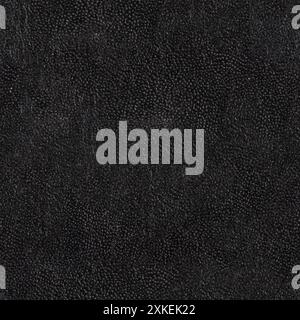 Seamless 4k photo texture photo of black colored leather material. Stock Photo