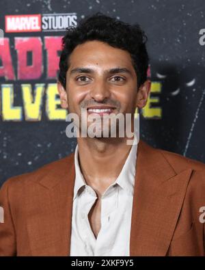 Karan Soni attends the world premiere of Marvel Studios' "Deadpool