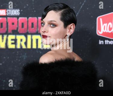 Emma Corrin attends the world premiere of Marvel Studios' 