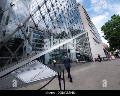 55 Baker Street London, offices of  BDO, Knight Frank and Brevan Howard Stock Photo