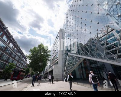 55 Baker Street London, offices of  BDO, Knight Frank and Brevan Howard Stock Photo