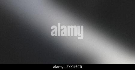 Illuminated light beam creating gradient on textured surface with grainy effect Stock Photo