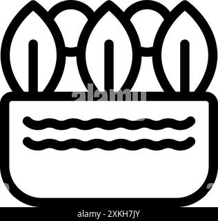 Hydroponic system growing plants in nutrient rich water for sustainable agriculture Stock Vector