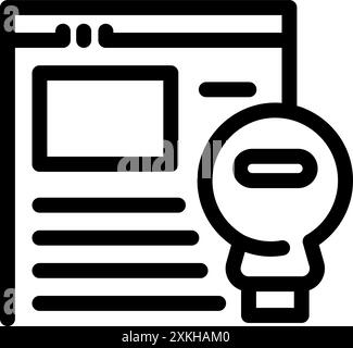 Website content management system is receiving negative feedback from users Stock Vector