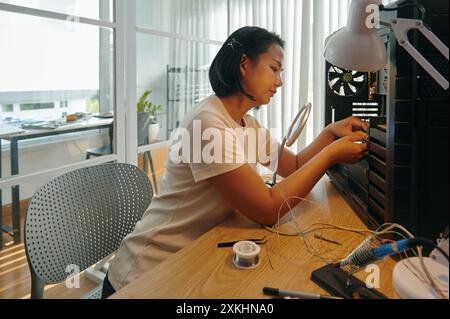 Master Assembling PC Computer Parts Stock Photo