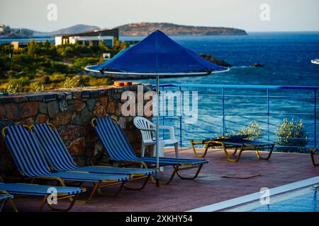 Holiday Flat in Greece Stock Photo