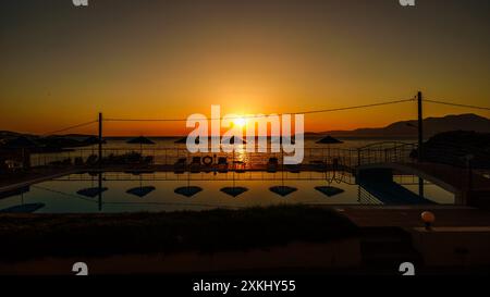 Holiday Flat in Greece Stock Photo