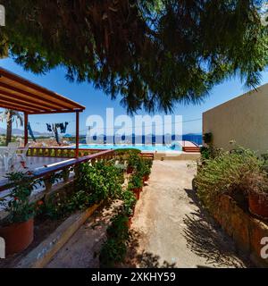 Holiday Flat in Greece Stock Photo