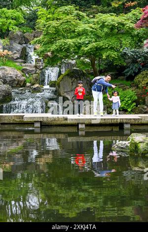 Kyoto Garden, Holland Park, Kensington, London, England, U.K Stock Photo