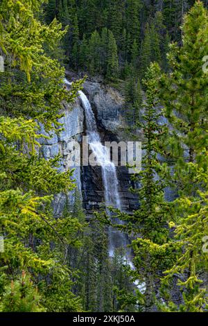 Bridal Veil Falls, Banff  National Park, Alberta, Canada Stock Photo