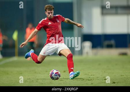 San Pedro Del Pinatar, Spain. 23rd July, 2024. MURCIA, SPAIN - JULY 23: Neco Williams of Nottingham Forest in action during the pre-season friendly match between Nottingham Forest and Millwall at Pinatar Arena Stadium on July 23, 2024 in Murcia, Spain. (Photo by Francisco Macia/Photo Players Images/Magara Press) Credit: Magara Press SL/Alamy Live News Stock Photo