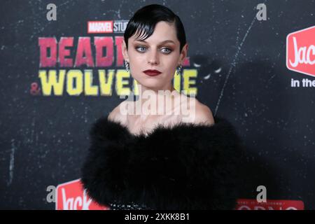 Emma Corrin attends the world premiere of Marvel Studios' 