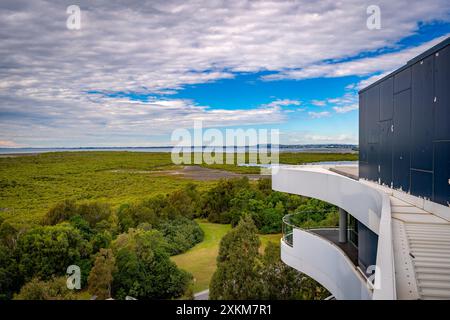 Brisbane, QLD, Australia - View from Port of Brisbane office building Stock Photo