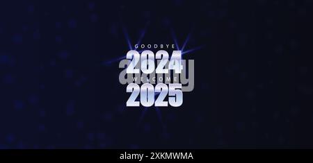 Saying Goodbye to 2024 and welcome to 2025 Stock Vector Image & Art - Alamy