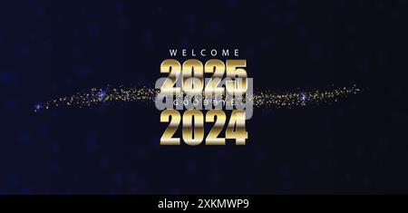 Saying Goodbye to 2024 and welcome to 2025 Stock Vector Image & Art - Alamy