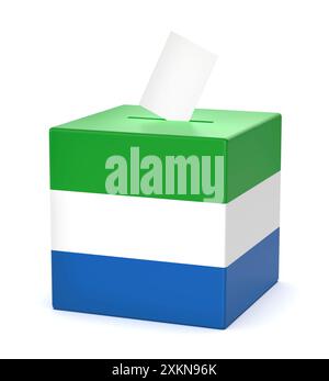 Concept image for elections in Sierra Leone Stock Photo