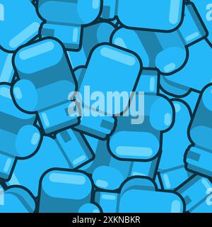 Boxing glove pattern seamless. boxing accessory background. Boxer uniform texture Stock Vector