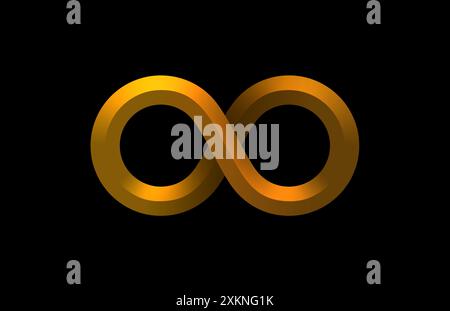 Infinity color icon, sign element graphic. Vector Stock Vector
