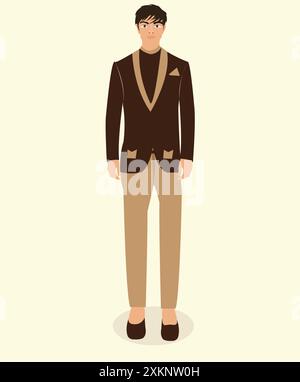 indian groom wearing wedding suit Stock Vector Image & Art - Alamy