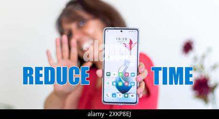 Reduce screen time Stock Photo - Alamy