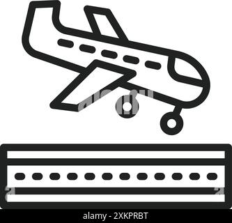 Arrival icon vector image. Suitable for mobile application web application and print media. Stock Vector