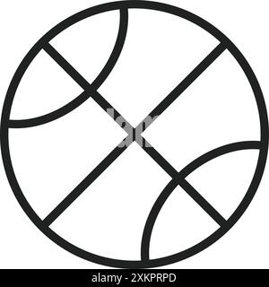 Basketball icon vector image. Suitable for mobile application web application and print media. Stock Vector