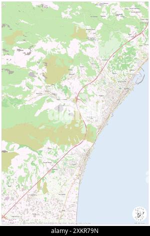 Borghetto Santo Spirito, Provincia di Savona, IT, Italy, Liguria, N 44 6' 55'', N 8 14' 20'', map, Cartascapes Map published in 2024. Explore Cartascapes, a map revealing Earth's diverse landscapes, cultures, and ecosystems. Journey through time and space, discovering the interconnectedness of our planet's past, present, and future. Stock Photo