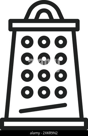 Grater icon vector image. Suitable for mobile application web application and print media. Stock Vector