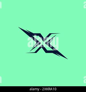 X Logo Vector Design. Letter X Abstract Logo Stock Vector