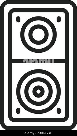Music icon vector image. Suitable for mobile application web application and print media. Stock Vector