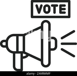 Promote icon vector image. Suitable for mobile application web application and print media. Stock Vector