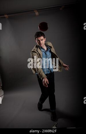 Jimmy Anderson Portrait Session Stock Photo