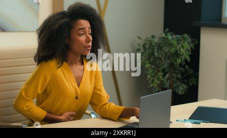 Stressed Sick African American Employee Man Stock Photo - Alamy