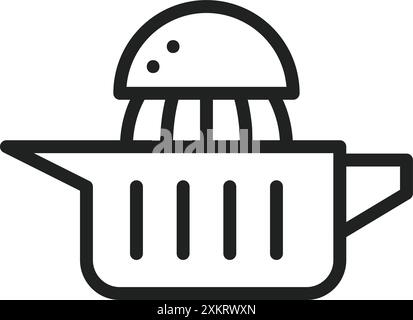 Squeezer icon vector image. Suitable for mobile application web application and print media. Stock Vector