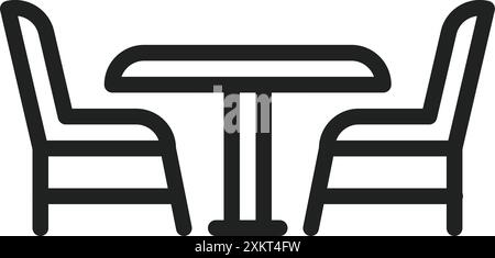 Chairs icon vector image. Suitable for mobile application web application and print media. Stock Vector