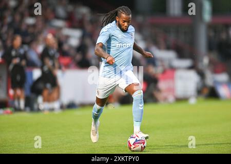 Kasey Palmer (45 Coventry City) controls the ball during the Pre-season Friendly match between Stevenage and Coventry City at the Lamex Stadium, Stevenage on Tuesday 23rd July 2024. (Photo: Kevin Hodgson | MI News) Credit: MI News & Sport /Alamy Live News Stock Photo