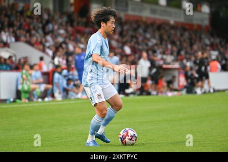 Tatsuhiro Sakamoto of Coventry City controls the ball during the Sky ...