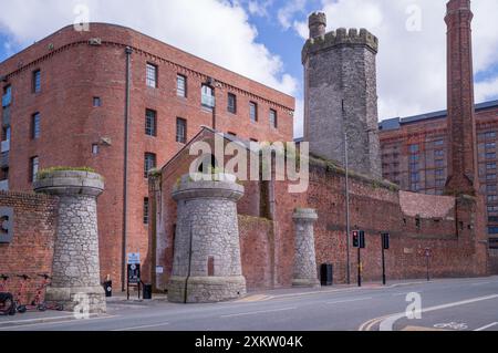 The Titanic Hotel in the redeveloped Stanley Dock, Vauxhall, Liverpool Stock Photo