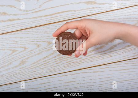 Home made chocolate bars as a background Stock Photo