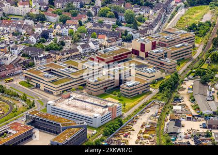 Luftbild, Hochschule Ruhr West - Campus Mülheim, Broich, Mülheim an der Ruhr, Ruhrgebiet, Nordrhein-Westfalen, Deutschland ACHTUNGxMINDESTHONORARx60xEURO *** Aerial view, Hochschule Ruhr West Campus Mülheim, Broich, Mülheim an der Ruhr, Ruhr area, North Rhine-Westphalia, Germany ATTENTIONxMINDESTHONORARx60xEURO Stock Photo