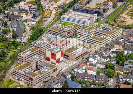 Luftbild, Hochschule Ruhr West - Campus Mülheim, Broich, Mülheim an der Ruhr, Ruhrgebiet, Nordrhein-Westfalen, Deutschland ACHTUNGxMINDESTHONORARx60xEURO *** Aerial view, Hochschule Ruhr West Campus Mülheim, Broich, Mülheim an der Ruhr, Ruhr area, North Rhine-Westphalia, Germany ATTENTIONxMINDESTHONORARx60xEURO Stock Photo