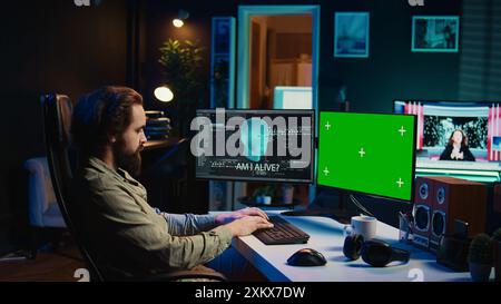 AI becoming sentient, talking with confused developer, asking ...